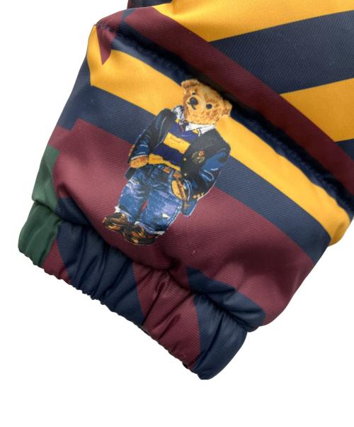 POLO RALPH LAUREN（ポロ・ラルフローレン）POLO RALPH LAUREN (ポロ・ラルフローレン) ダウンジャケット ネイビー×グリーン サイズ:100cmの古着・服飾アイテム