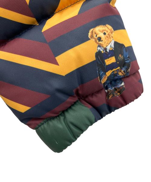 POLO RALPH LAUREN（ポロ・ラルフローレン）POLO RALPH LAUREN (ポロ・ラルフローレン) ダウンジャケット ネイビー×グリーン サイズ:100cmの古着・服飾アイテム