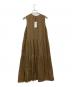 中古・古着 S.ESSENTIALS (エス エッセンシャルズ) ノースリーブワンピース ブラウン サイズ:SIZE38 未使用品：8000円