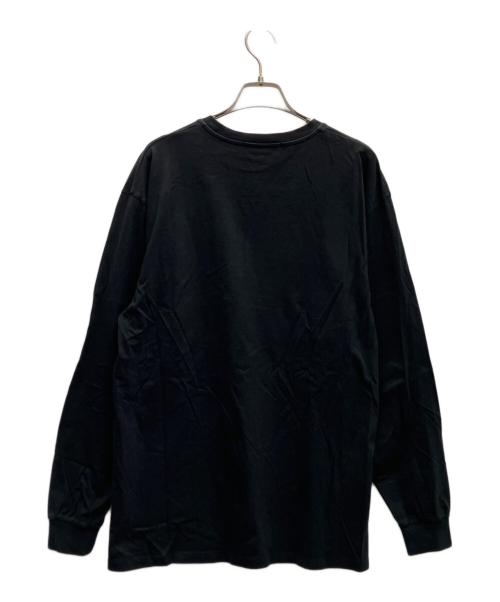 MSGM（エムエスジーエム）MSGM (エムエスジーエム) 長袖カットソー ブラック サイズ:Sの古着・服飾アイテム