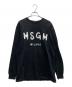 MSGM（エムエスジーエム）の古着「長袖カットソー」｜ブラック