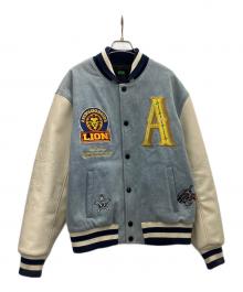 A FEW GOOD KIDS×SATOMI SHIGEMORI（アフューグッドキッズ）の古着「WESTERN VIRSITY DENIM JACKET」｜インディゴ×ホワイト