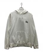 stussyステューシー）の古着「パーカー」｜ホワイト