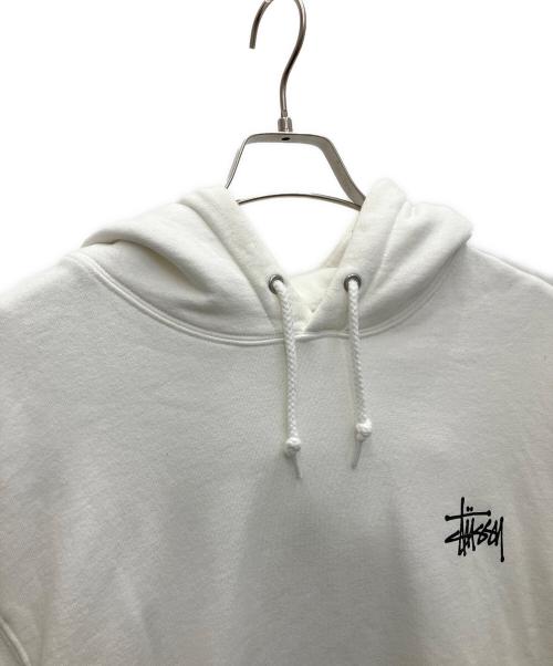 stussy（ステューシー）stussy (ステューシー) パーカー ホワイト サイズ:Lの古着・服飾アイテム