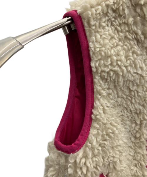 Patagonia（パタゴニア）Patagonia (パタゴニア) ボアベスト ベージュ×ピンク サイズ:90の古着・服飾アイテム