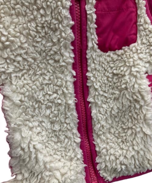 Patagonia（パタゴニア）Patagonia (パタゴニア) ボアベスト ベージュ×ピンク サイズ:90の古着・服飾アイテム