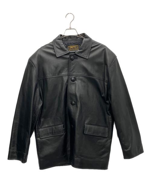 SIRICCO（シロッコ）SIRICCO (シロッコ) レザージャケット ブラック サイズ:-の古着・服飾アイテム