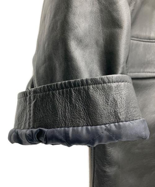 SIRICCO（シロッコ）SIRICCO (シロッコ) レザージャケット ブラック サイズ:-の古着・服飾アイテム