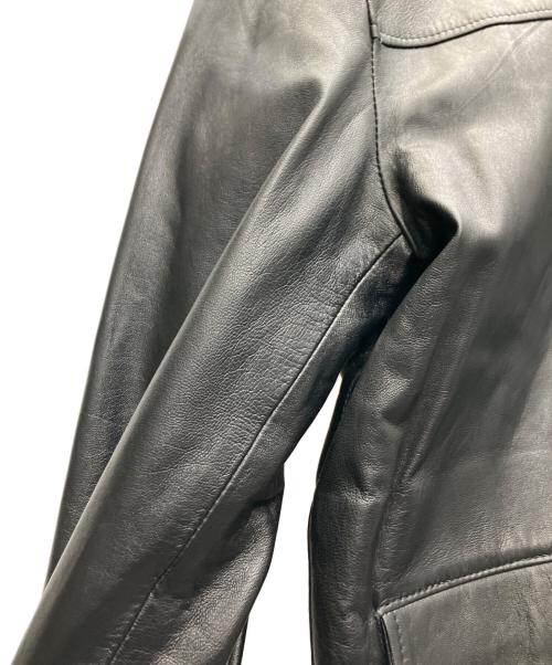 SIRICCO（シロッコ）SIRICCO (シロッコ) レザージャケット ブラック サイズ:-の古着・服飾アイテム