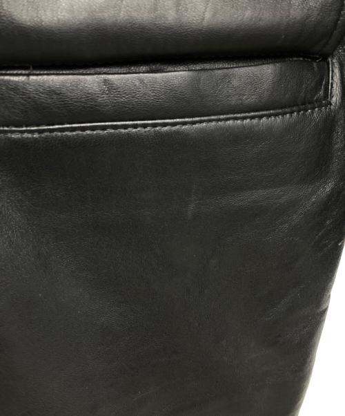 SIRICCO（シロッコ）SIRICCO (シロッコ) レザージャケット ブラック サイズ:-の古着・服飾アイテム