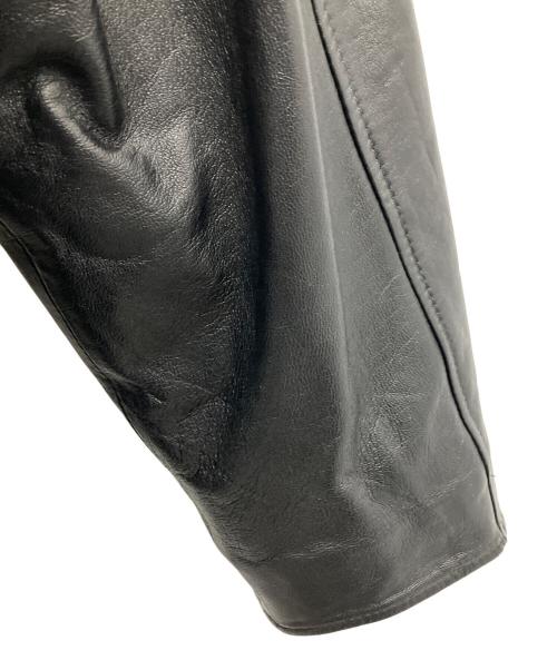 SIRICCO（シロッコ）SIRICCO (シロッコ) レザージャケット ブラック サイズ:-の古着・服飾アイテム