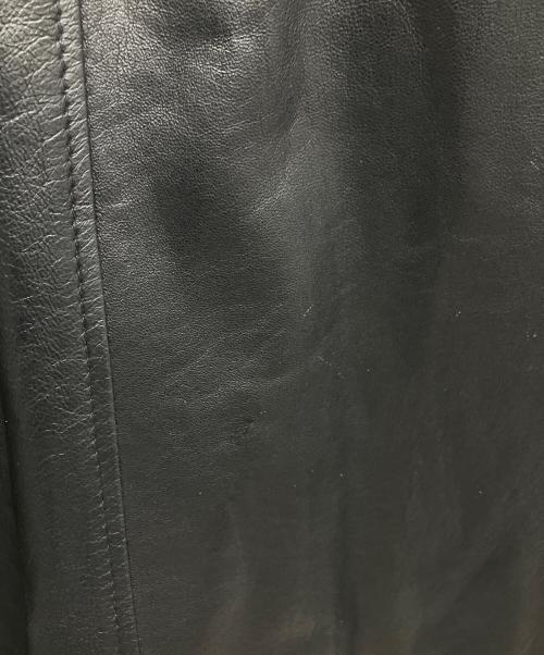 SIRICCO（シロッコ）SIRICCO (シロッコ) レザージャケット ブラック サイズ:-の古着・服飾アイテム