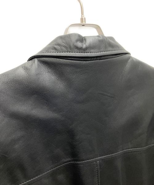 SIRICCO（シロッコ）SIRICCO (シロッコ) レザージャケット ブラック サイズ:-の古着・服飾アイテム