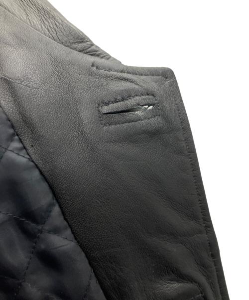 SIRICCO（シロッコ）SIRICCO (シロッコ) レザージャケット ブラック サイズ:-の古着・服飾アイテム