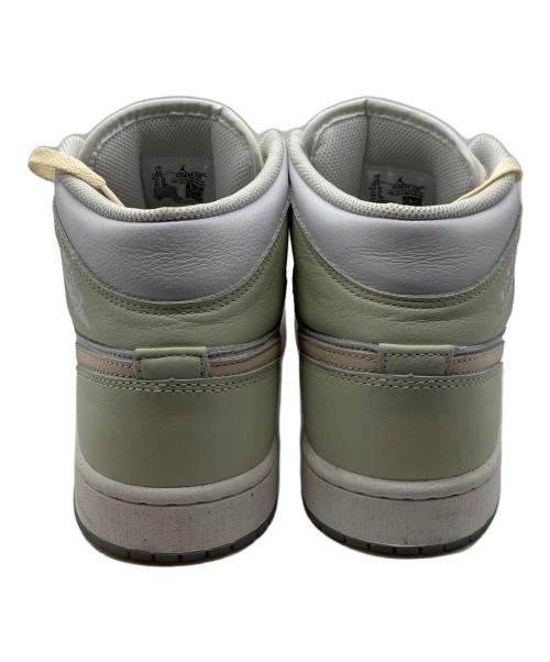 NIKE（ナイキ）NIKE (ナイキ) エア ジョーダン 1 MID SE ホワイト×ピンク サイズ:28の古着・服飾アイテム