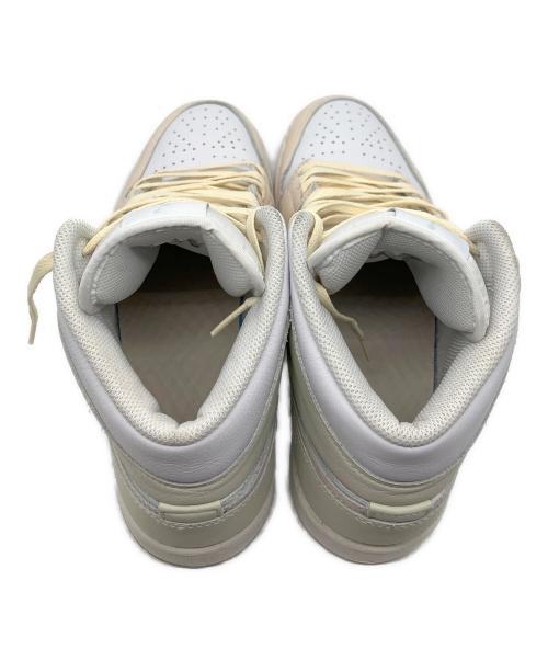 NIKE（ナイキ）NIKE (ナイキ) エア ジョーダン 1 MID SE ホワイト×ピンク サイズ:28の古着・服飾アイテム
