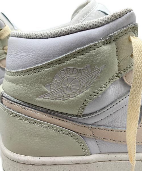 NIKE（ナイキ）NIKE (ナイキ) エア ジョーダン 1 MID SE ホワイト×ピンク サイズ:28の古着・服飾アイテム