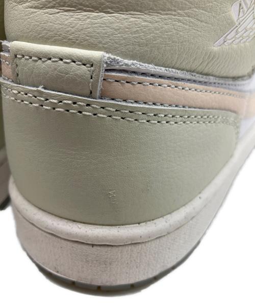 NIKE（ナイキ）NIKE (ナイキ) エア ジョーダン 1 MID SE ホワイト×ピンク サイズ:28の古着・服飾アイテム