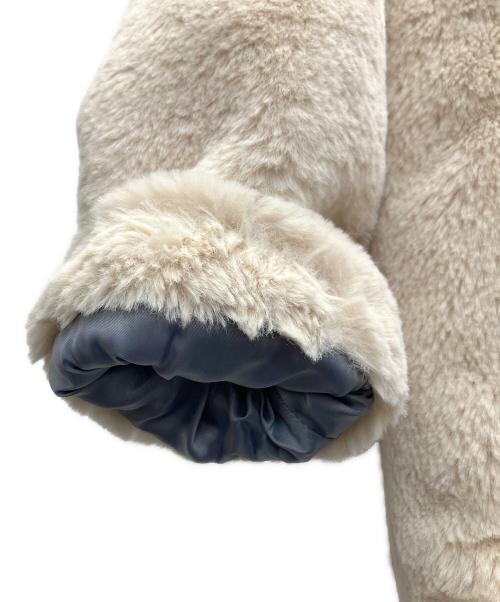 studio seven（スタジオセブン）STUDIO SEVEN (スタジオセブン) フェイクファージャケット ホワイト サイズ:Mの古着・服飾アイテム