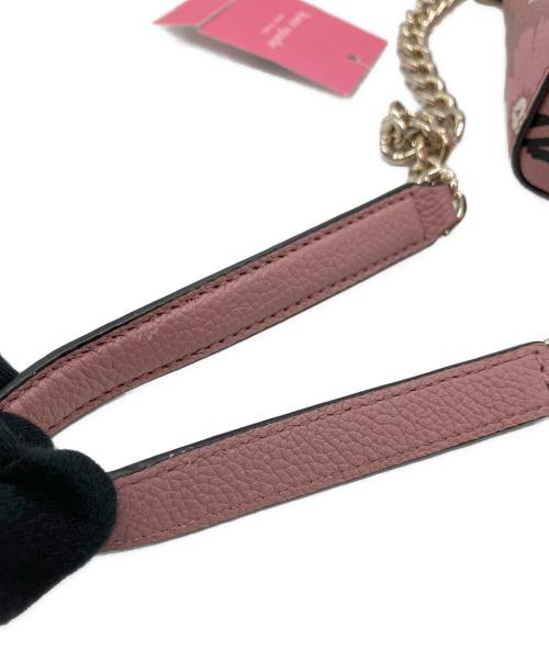Kate Spade（ケイトスペード）Kate Spade (ケイトスペード) チェーンショルダーバッグ ピンクの古着・服飾アイテム