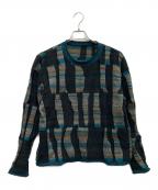 慈雨ジウ）の古着「薄手ニット」｜ブラック