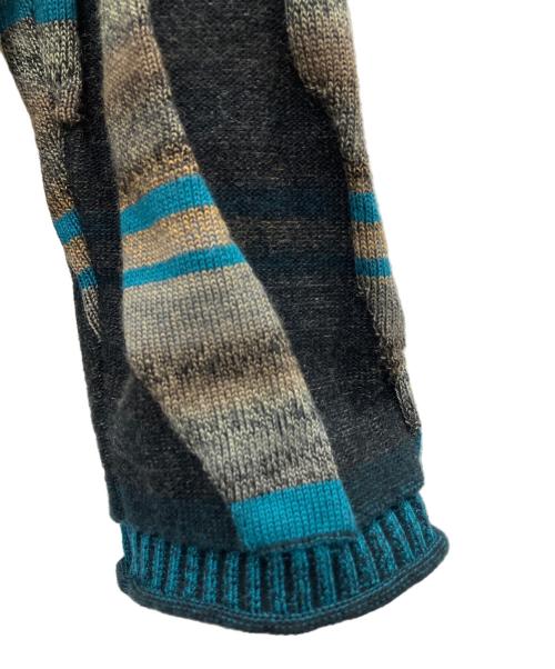 慈雨（ジウ）慈雨 (ジウ) 薄手ニット ブラック サイズ:SIZE40の古着・服飾アイテム