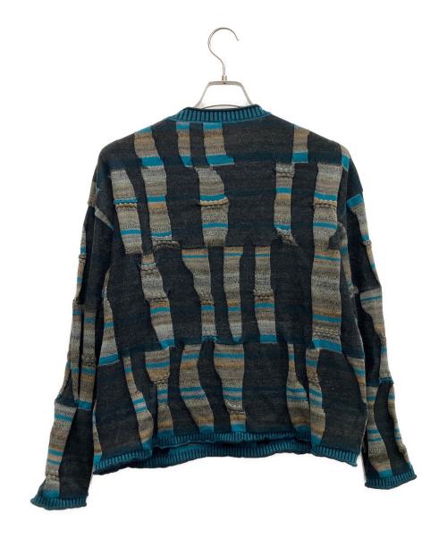 慈雨（ジウ）慈雨 (ジウ) 薄手ニット ブラック サイズ:SIZE40の古着・服飾アイテム