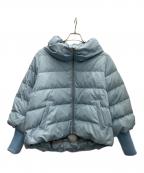Ageuアージュ）の古着「ダウンジャケット」｜スカイブルー