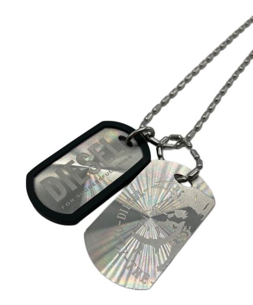 DIESEL（ディーゼル）DIESEL (ディーゼル) ドッグタグ シルバーの古着・服飾アイテム