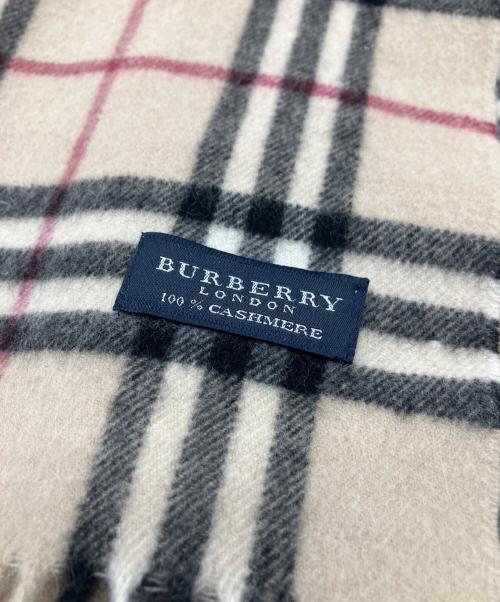 BURBERRY LONDON（バーバリーロンドン）BURBERRY LONDON (バーバリーロンドン) マフラー ベージュの古着・服飾アイテム