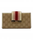 GUCCIグッチ）の古着「長財布」｜ベージュ