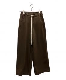 Adam et Rope（アダム エ ロペ）の古着「クアトロジャージパンツ」｜ブラウン