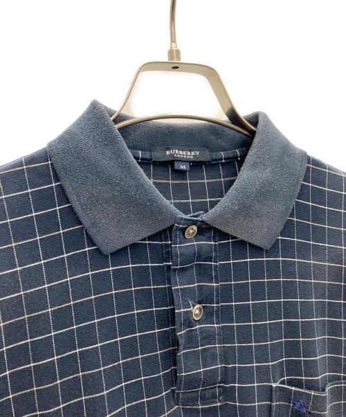 BURBERRY LONDON（バーバリーロンドン）BURBERRY LONDON (バーバリーロンドン) ポロシャツ ネイビー サイズ:Ｍの古着・服飾アイテム