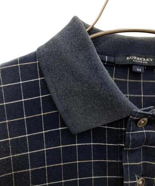 BURBERRY LONDON（バーバリーロンドン）BURBERRY LONDON (バーバリーロンドン) ポロシャツ ネイビー サイズ:Ｍの古着・服飾アイテム