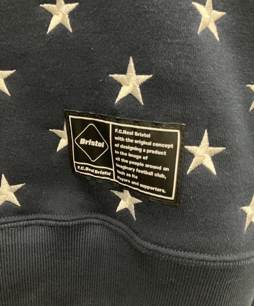 Bristol（ブリストル）Bristol (ブリストル) ALL OVER STAR CREWNECK SWEAT ネイビー サイズ:L 未使用品の古着・服飾アイテム