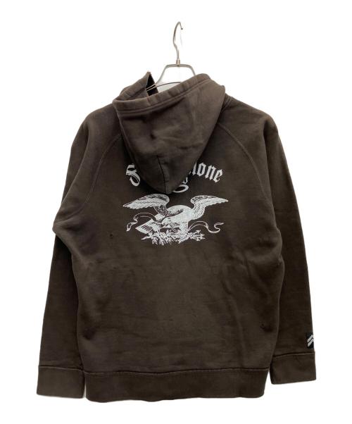 NEIGHBORHOOD（ネイバーフッド）NEIGHBORHOOD (ネイバーフッド) ジップパーカー ブラウン サイズ:SIZE2の古着・服飾アイテム