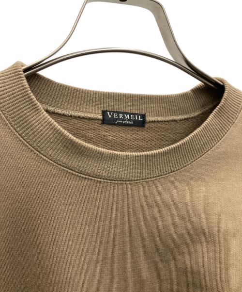 VERMEIL par iena（ヴェルメイユ パー イエナ）VERMEIL par iena (ヴェルメイユ パー イエナ) トレーナー ブラウン サイズ:SIZEFREEの古着・服飾アイテム