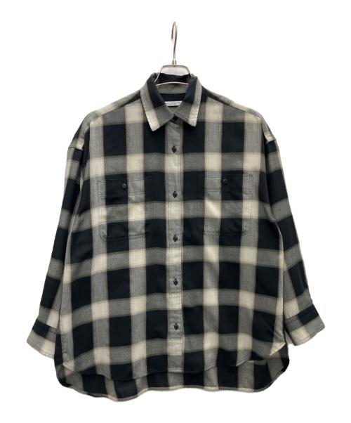 BEAUTY&YOUTH UNITED ARROWS（ビューティーアンドユースユナイテッドアローズ）BEAUTY&YOUTH UNITED ARROWS (ビューティーアンドユースユナイテッドアローズ) 長袖シャツ ブラック×ホワイト サイズ:SIZEFREEの古着・服飾アイテム