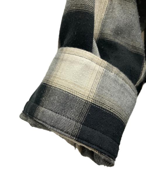 BEAUTY&YOUTH UNITED ARROWS（ビューティーアンドユースユナイテッドアローズ）BEAUTY&YOUTH UNITED ARROWS (ビューティーアンドユースユナイテッドアローズ) 長袖シャツ ブラック×ホワイト サイズ:SIZEFREEの古着・服飾アイテム