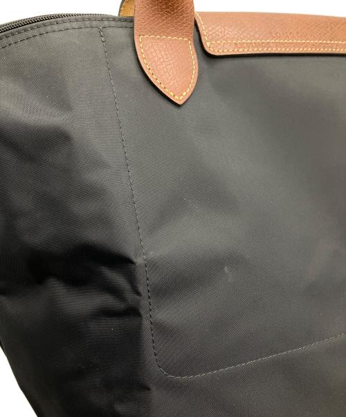 LONGCHAMP（ロンシャン）LONGCHAMP (ロンシャン) トートバッグ ブラック×ブラウンの古着・服飾アイテム