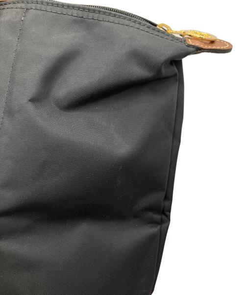 LONGCHAMP（ロンシャン）LONGCHAMP (ロンシャン) トートバッグ ブラック×ブラウンの古着・服飾アイテム