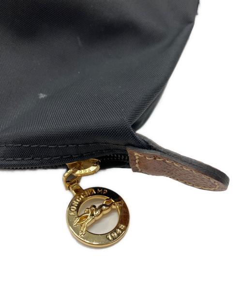 LONGCHAMP（ロンシャン）LONGCHAMP (ロンシャン) トートバッグ ブラック×ブラウンの古着・服飾アイテム