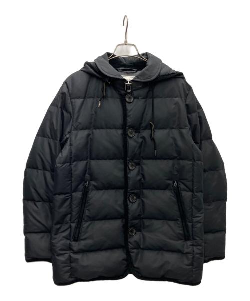 nano・universe（ナノ・ユニバース）nano・universe (ナノ・ユニバース) ダウンジャケット ブラック サイズ:Lの古着・服飾アイテム