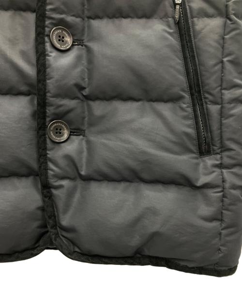 nano・universe（ナノ・ユニバース）nano・universe (ナノ・ユニバース) ダウンジャケット ブラック サイズ:Lの古着・服飾アイテム