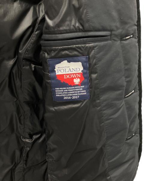 nano・universe（ナノ・ユニバース）nano・universe (ナノ・ユニバース) ダウンジャケット ブラック サイズ:Lの古着・服飾アイテム