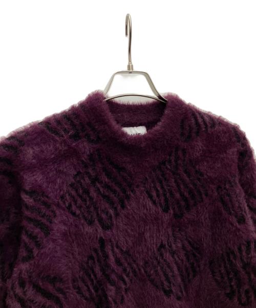 HUF（ハフ）HUF (ハフ) FUCK IT L/S OVERSIZED SWEATER パープル サイズ:Sの古着・服飾アイテム