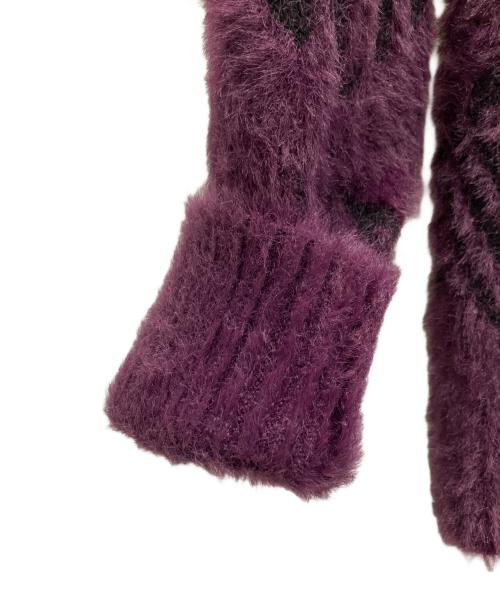 HUF（ハフ）HUF (ハフ) FUCK IT L/S OVERSIZED SWEATER パープル サイズ:Sの古着・服飾アイテム