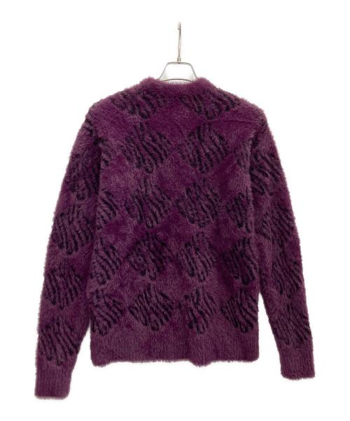 HUF（ハフ）HUF (ハフ) FUCK IT L/S OVERSIZED SWEATER パープル サイズ:Sの古着・服飾アイテム