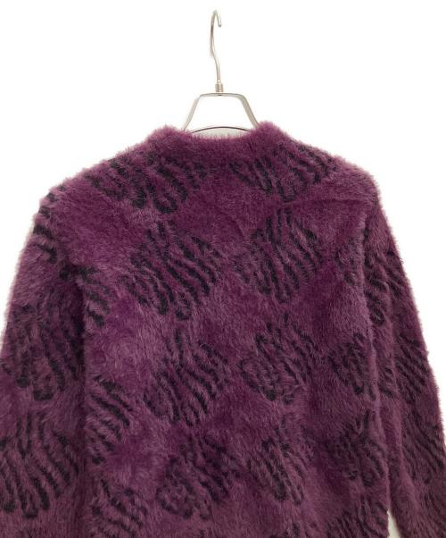 HUF（ハフ）HUF (ハフ) FUCK IT L/S OVERSIZED SWEATER パープル サイズ:Sの古着・服飾アイテム