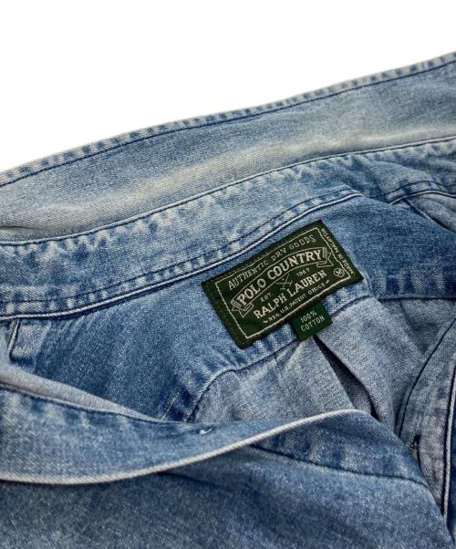 POLO COUNTRY（ポロカントリー）POLO COUNTRY (ポロカントリー) デニムシャツ インディゴ サイズ:Ｍの古着・服飾アイテム